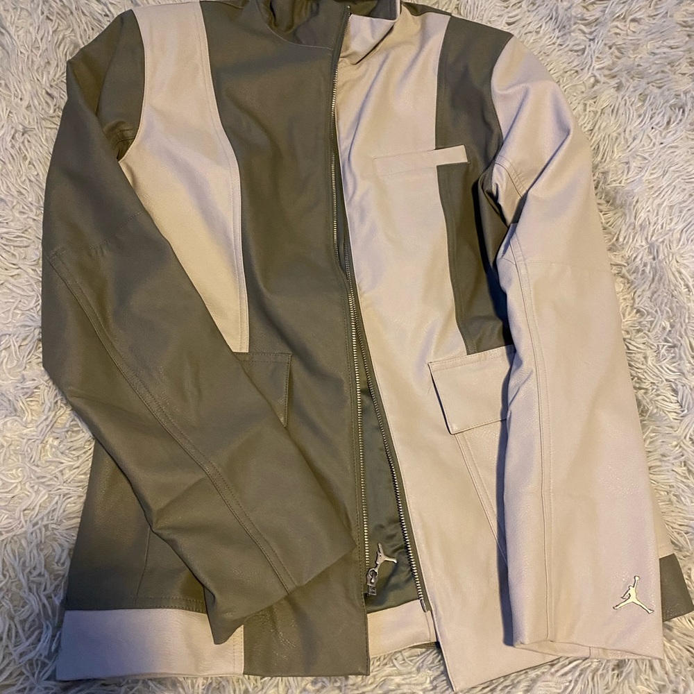 Jordan leather jacket. Blazer style